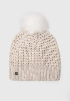 Helly Hansen caciula culoarea alb, din tricot gros imagine