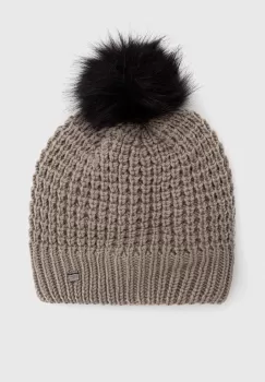 Helly Hansen caciula culoarea gri, din tricot gros imagine