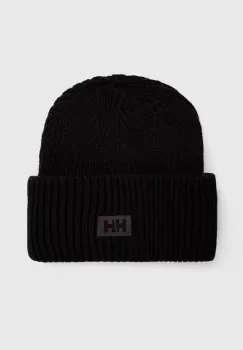 Helly Hansen caciula culoarea negru, din tricot gros imagine