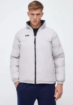 Helly Hansen geaca cu doua fete barbati, culoarea negru, de iarna imagine
