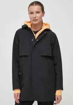 Helly Hansen geaca de ploaie femei, culoarea negru, de tranzitie, 54090 imagine