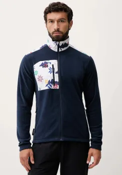 Helly Hansen hanorac Daybreaker culoarea bleumarin, cu imprimeu imagine