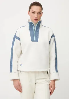 Helly Hansen hanorac fleece IMPERIAL culoarea bej, uni, 49581 imagine