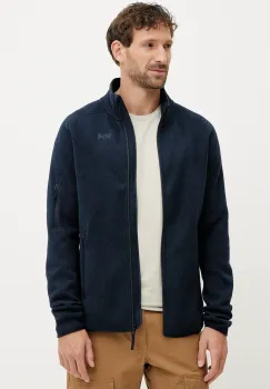 Helly Hansen hanorac Varde 2.0 culoarea albastru marin, melanj, 49429 imagine