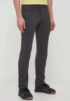 Helly Hansen pantaloni de exterior Holmen barbati, culoarea gri imagine
