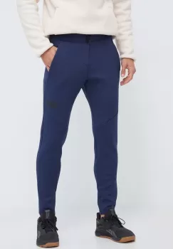Helly Hansen pantaloni de trening culoarea albastru marin, cu imprimeu imagine