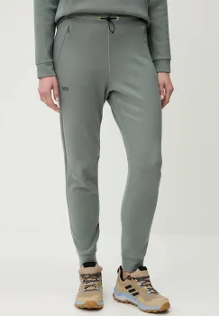 Helly Hansen pantaloni de trening HP TECH culoarea verde, neted, 34492 imagine