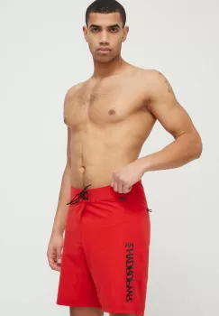 Helly Hansen pantaloni scurti de baie culoarea rosu imagine