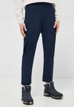 Helly Hansen pantaloni sport Thalia 2.0 femei, culoarea albastru marin, neted imagine