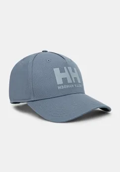 Helly Hansen sapca de baseball din bumbac Czapka Helly Hansen HH Ball Cap 67434 001 cu imprimeu imagine