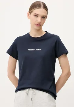 Helly Hansen tricou din bumbac CORE femei, culoarea albastru marin, 54591 imagine