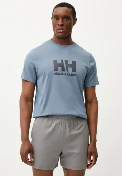 Helly Hansen tricou din bumbac HH LOGO barbati, cu imprimeu, 54596 imagine