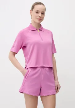 Helly Hansen tricou polo INSHORE femei, culoarea violet, 34481 imagine