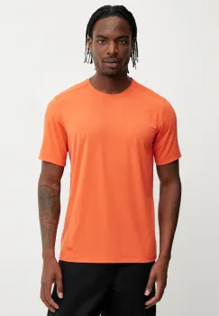 Helly Hansen tricou SHINE SOLEN culoarea portocaliu, neted, 49573 imagine