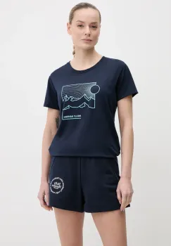 Helly Hansen tricou SKOG femei, culoarea albastru marin, 63083 imagine