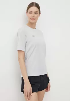 Helly Hansen tricou sport Lifa Active Solen RX culoarea gri imagine