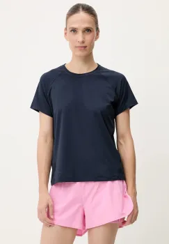Helly Hansen tricou sport SHINE SOLEN culoarea bleumarin, 49577 imagine