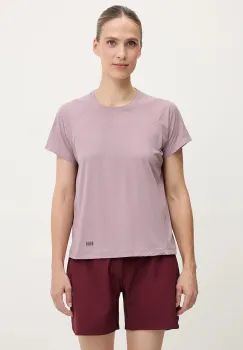 Helly Hansen tricou sport SHINE SOLEN culoarea roz, 49577 imagine