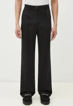 Helmut Lang pantaloni de lana Relaxed Trouser.Suit imagine