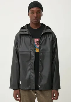 Herschel geaca de ploaie barbati, culoarea negru, de tranzitie imagine