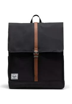 Herschel rucsac 11376-00001-OS City Backpack culoarea negru, mare, neted imagine