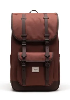 Herschel rucsac Little America(TM) 21 L culoarea maro, mare, uni, 11390-07127-OS imagine