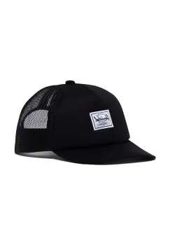 Herschel sapca Baby Whaler Mesh Cap culoarea negru, neted imagine