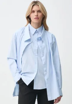 Herskind camasa din bumbac Bjork femei, cu guler clasic, relaxed fit, 5442172 imagine