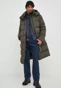Hetrego geaca de puf barbati, culoarea verde, de iarna imagine