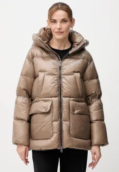 Hetrego geaca de puf DAILA culoarea verde, de iarna, oversize, 8P780 imagine