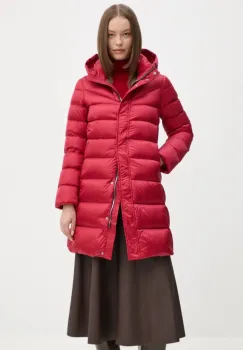 Hetrego geaca de puf LEONIE femei, culoarea rosu, de iarna, 8N603 imagine