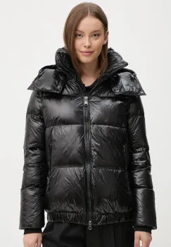 Hetrego geaca de puf ROSE femei, culoarea negru, de iarna, oversize, 8N723 imagine