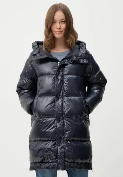 Hetrego geaca de puf SARAH femei, culoarea albastru marin, de iarna, 8N722 imagine