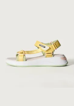 Hoff sandale BIMINI femei, culoarea galben, 12508005 ISLAND imagine