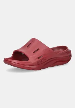Hoka One One papuci ORA Recovery Slide 3 culoarea bej, cu platforma imagine