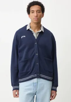Hollister Co. bluza barbati, culoarea albastru marin, neted, KI322-4156 imagine