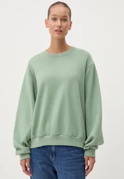 Hollister Co. bluza femei, culoarea verde, neted, KI352-4136 imagine