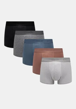 Hollister Co. boxeri 5-pack barbati, culoarea bej, KI314-4015 imagine