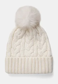 Hollister Co. caciula din amestec de lana culoarea bej, KI354-4037 imagine
