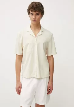 Hollister Co. camasa barbati, culoarea bej, regular, KI325-4029 imagine