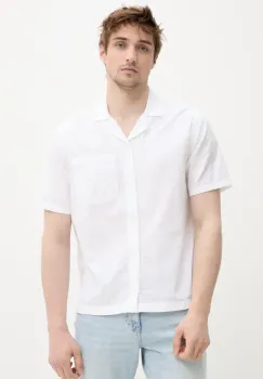 Hollister Co. camasa din bumbac barbati, culoarea alb, regular, KI325-5122 imagine