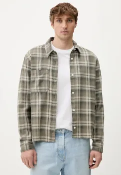 Hollister Co. camasa din bumbac culoarea verde, cu guler clasic, relaxed, KI325-5246-308 imagine