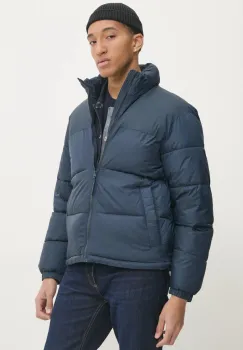 Hollister Co. geaca barbati, culoarea albastru marin, de iarna, KI332-4106 imagine