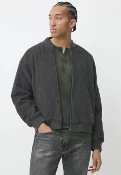 Hollister Co. geaca barbati, culoarea gri, de tranzitie, KI332-4048 imagine