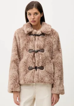 Hollister Co. geaca culoarea maro, de tranzitie, oversize, KI344-5046-101 imagine