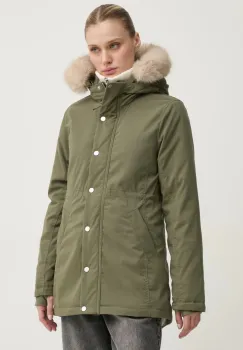 Hollister Co. geaca femei, culoarea verde, de iarna, KI344-4506 imagine