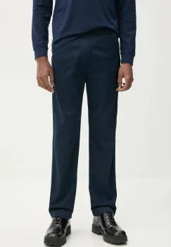 Hollister Co. pantaloni barbati, culoarea albastru marin, drept, KI330-4136 imagine