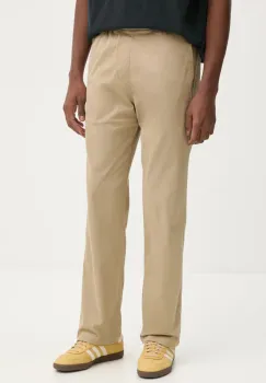 Hollister Co. pantaloni barbati, culoarea bej, drept, KI330-4139 imagine