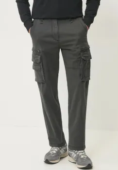 Hollister Co. pantaloni barbati, culoarea gri, cu fason cargo, KI330-4159 imagine