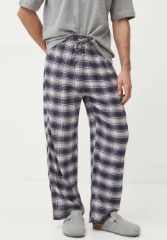 Hollister Co. pantaloni de pijama barbati, culoarea albastru marin, modelator, KI313-4024 imagine